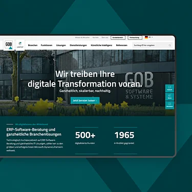 Dynamische Corporate-Website auf TYPO3-Basis