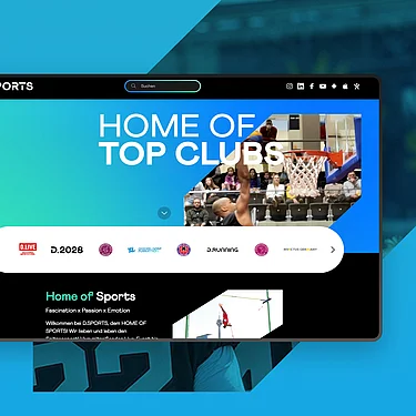 Sportlicher Multisite-Auftritt für D.Sports auf Basis von TYPO3