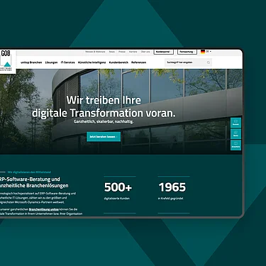 Dynamische Corporate-Website auf TYPO3-Basis