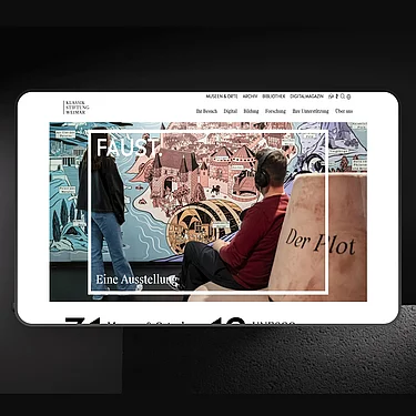 Barrierefreies Premium-Magazin-Template für den Kultursektor
